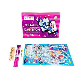 Настольная игра "Стань популярным блогером" Strateg 30399 бродилка