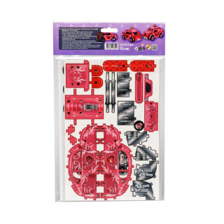 Деревянный 3D конструктор "Turbo Princess" Puz-00969, 70 деталей