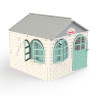 Игровой Домик со шторками Doloni Toys 02550/5 Бело-Бирюзовый опт, дропшиппинг