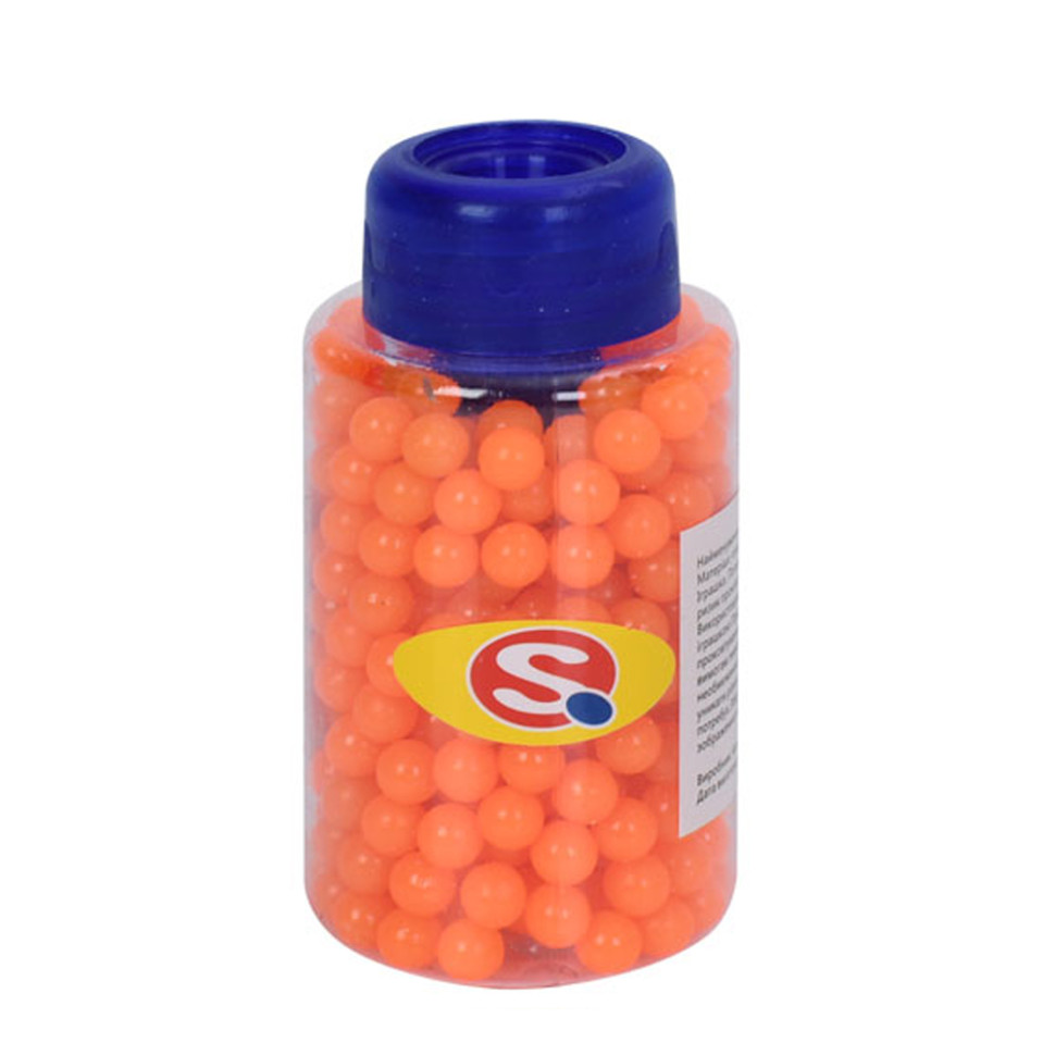 Кульки для дитячої зброї SQU-047(Orange) пластик, 6 мм, 320 шт - гурт(опт), дропшиппінг