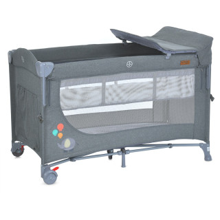 Кроватка-манеж 2 в 1 UNITY+ ME 1098 Gray, до 13 кг