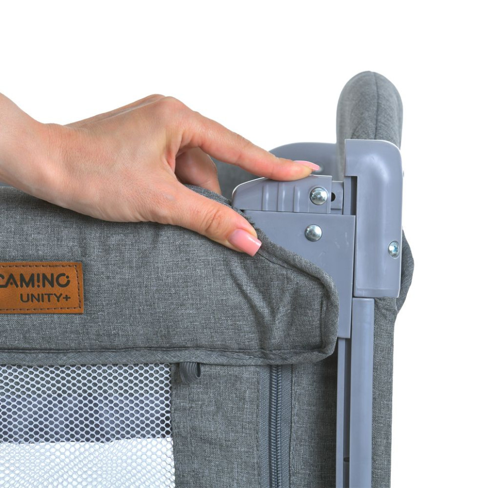 Кроватка-манеж 2 в 1 UNITY+ ME 1098 Gray, до 13 кг опт, дропшиппинг