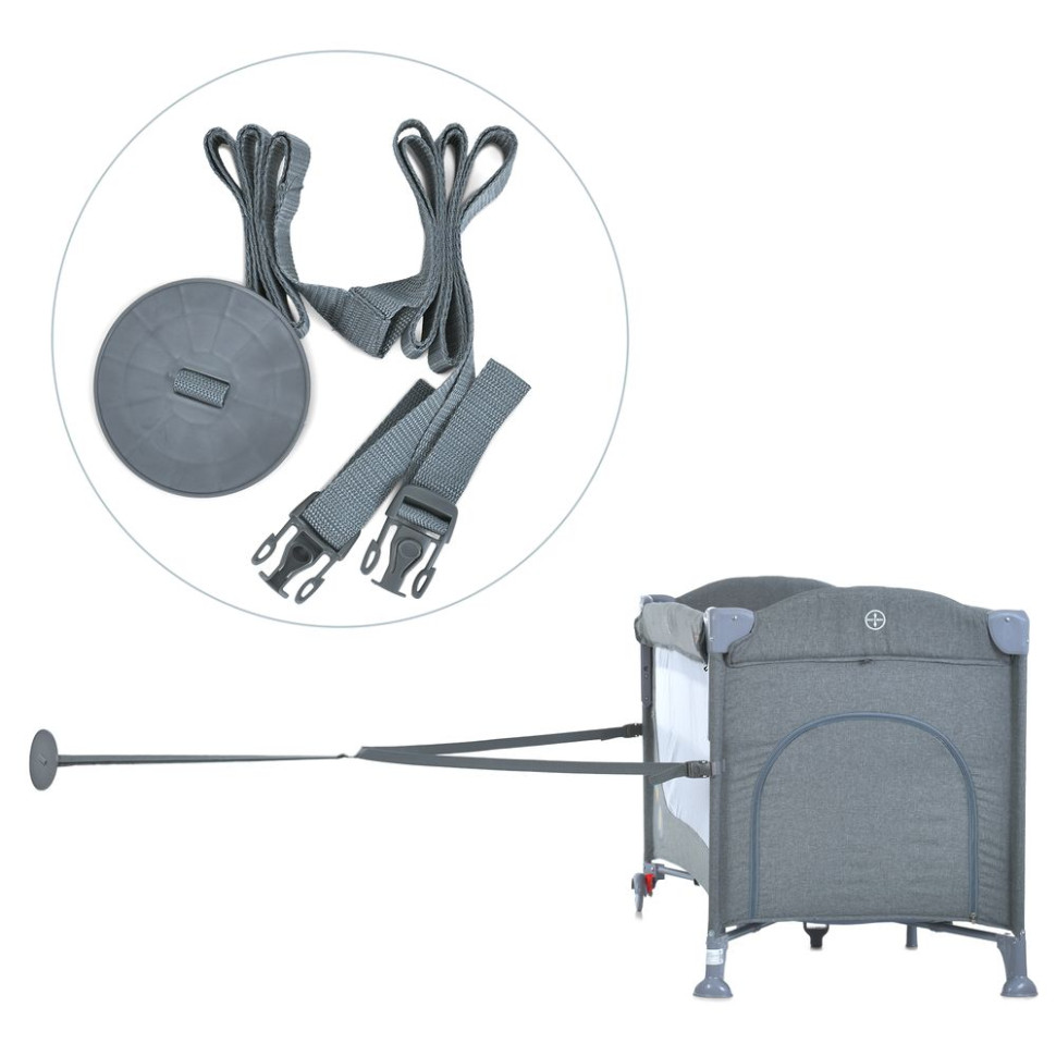 Кроватка-манеж 2 в 1 UNITY+ ME 1098 Gray, до 13 кг опт, дропшиппинг