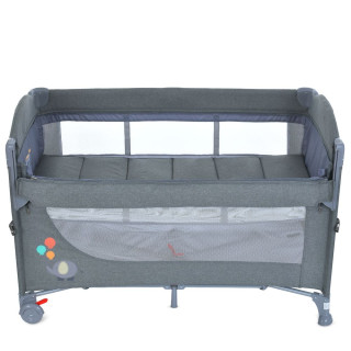 Кроватка-манеж 2 в 1 UNITY+ ME 1098 Gray, до 13 кг