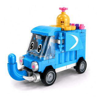 Детский конструктор Elephant Bus BB121E-E серии "Animal Bus", 101 деталь