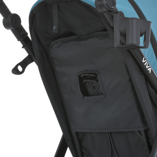 Коляска дитяча прогулянкова VIVA M 5723 Pine blue, синя