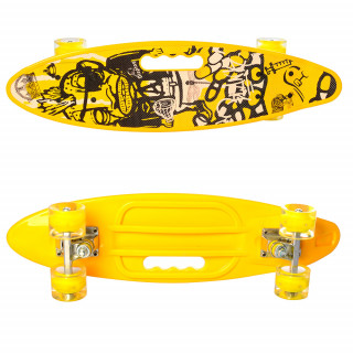 Скейтборд. Пенниборд MS 0461-2  с ручкой