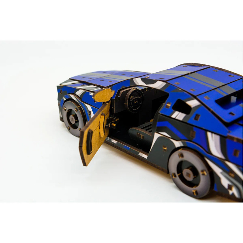 Деревянный 3D конструктор Mustang GT Puz-00642, 162 детали опт, дропшиппинг