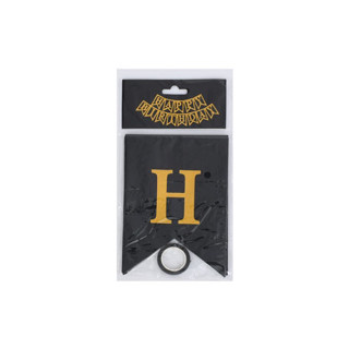 Гирлянда с флажками "Happy Birthday" MK 5955(Black) черный