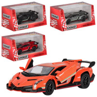 Дитяча колекційна машинка Lamborghini Veneno KT5367W інерційна 