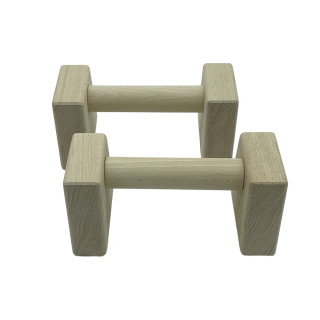 Паралетси, упори для віджимання дерев'яні Wood Gym Push Up NE-WD-20 з бука 20 см 2 шт
