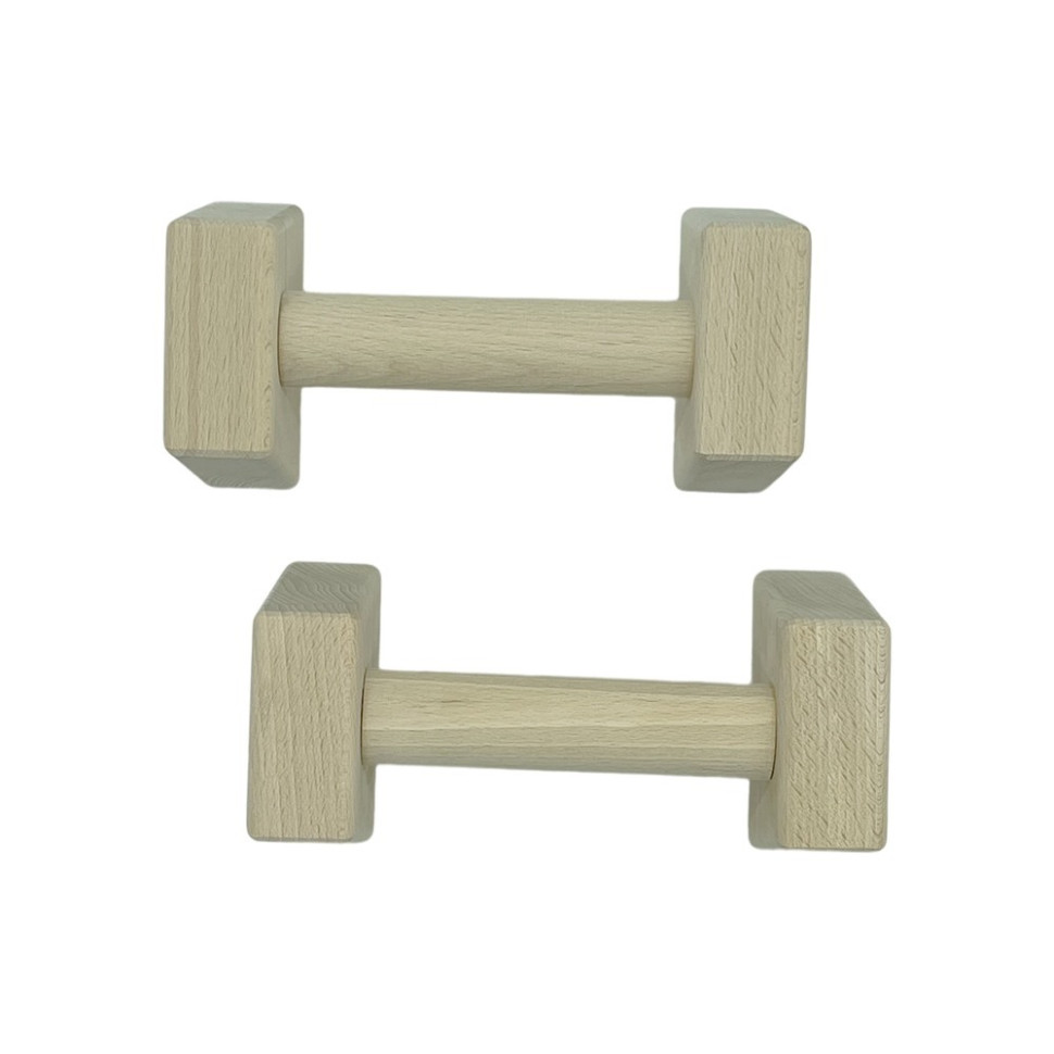 Паралетси, упори для віджимання дерев'яні Wood Gym Push Up NE-WD-20 з бука 20 см 2 шт - гурт(опт), дропшиппінг 