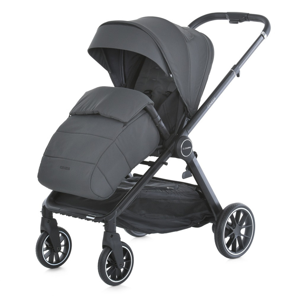 Коляска детская универсальная 2 в 1 GENESIS ME 1126 Asphalt Gray опт, дропшиппинг
