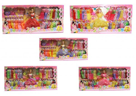 Кукла типа Барби 9998-B10 с набором одежды