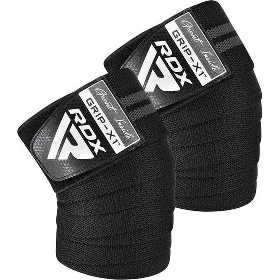 Бінти на коліна KR11 GYM Knee Wrap RDX Inc WAH-KR11BG, Black/Grey - гурт(опт), дропшиппінг