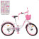 Велосипед дитячий PROF1 Y2025-1 20 дюймів, біло-малиновий - гурт(опт), дропшиппінг 