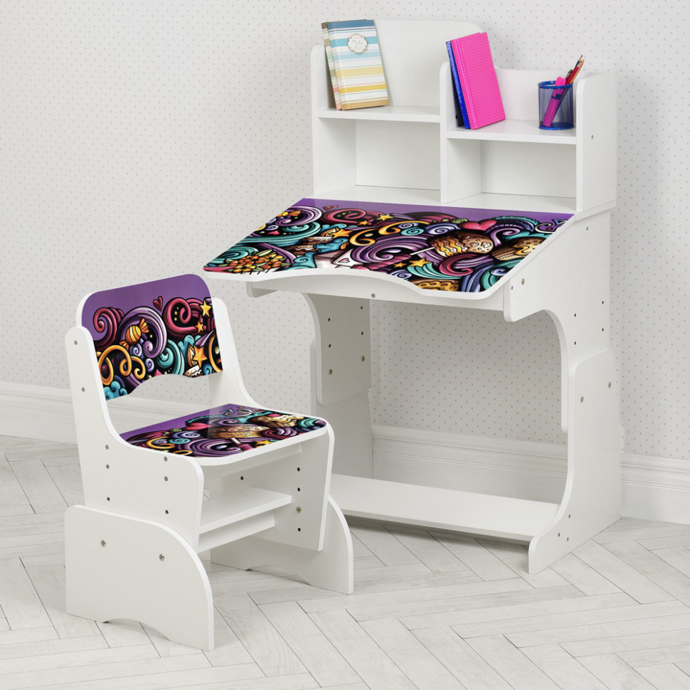 Дитяча парта Bambi W 2071-106-3 - гурт(опт), дропшиппінг 