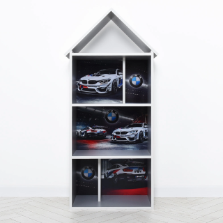 Домик-полка Bambi H 2020-16-2 серый