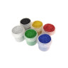 Набор глиттера для био-тату glitter-set-02mm-20, 6 цветов по 12 мл опт, дропшиппинг