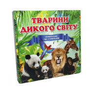 Настольная игра-викторина "Животные дикого мира" Strateg 655. 220 карточек