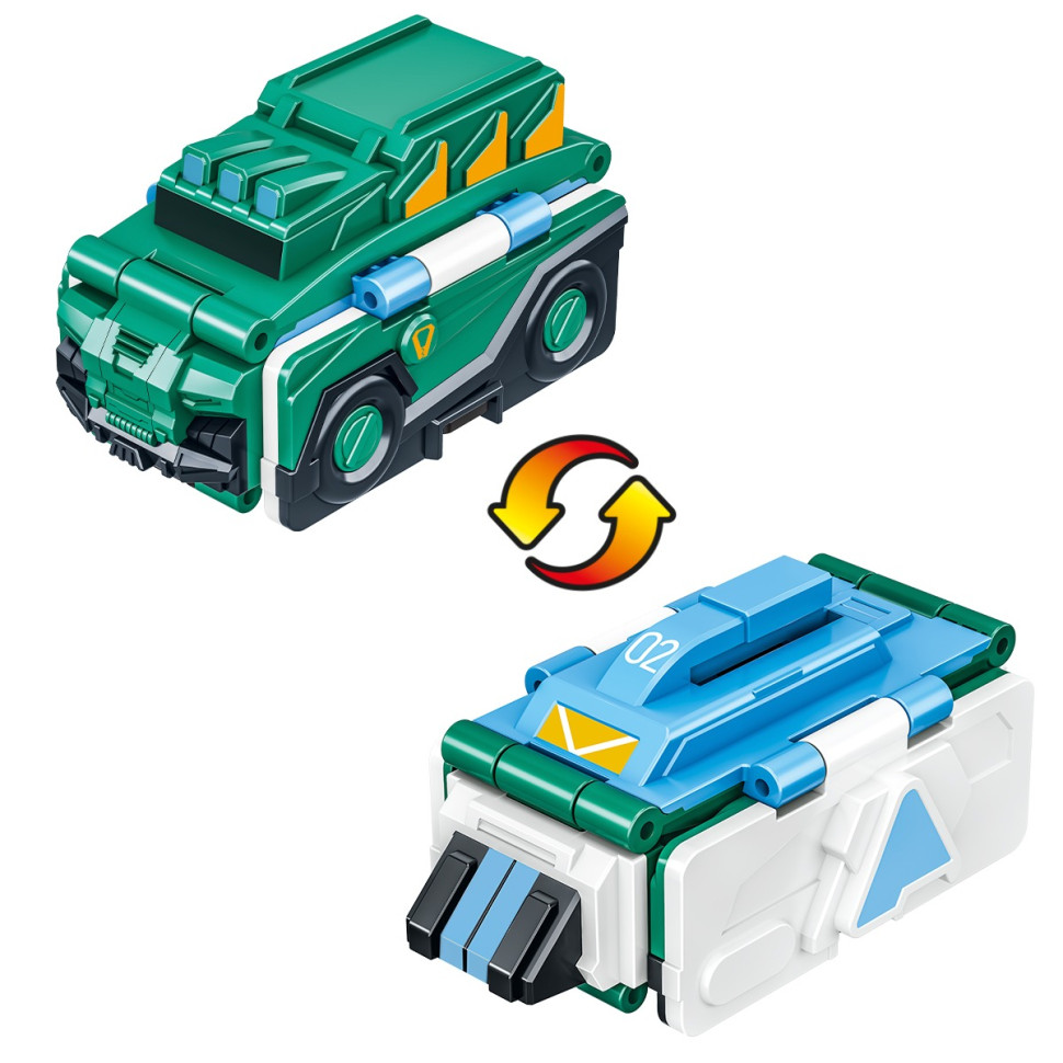 Детская машинка-трансформер 2 в 1 Dinoster EU636310R(Green) опт, дропшиппинг