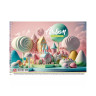 Альбом для малювання Sweet city PB-SC-020-571-2 спіраль, 20 аркушів - гурт(опт), дропшиппінг 