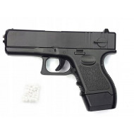 УЦЕНКА! Игрушечный пистолет "Glock 17 mini" Galaxy G16-UC металл, черный