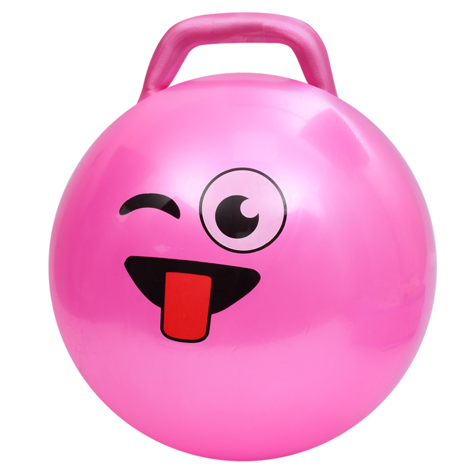 Мяч для фитнеса Смайл MS 4856(Pink) 45 см, с ручкой, 300 г опт, дропшиппинг
