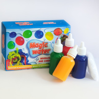 Набор для творчества "Magic water" Лапша и конфеты MV6031-01, 4 разноцветных геля.