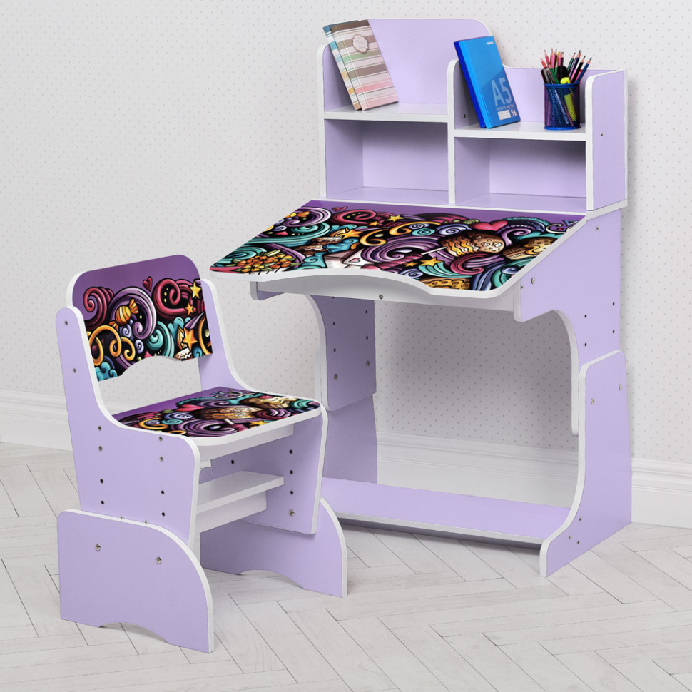 Дитяча парта Bambi W 2071-106-4 - гурт(опт), дропшиппінг 