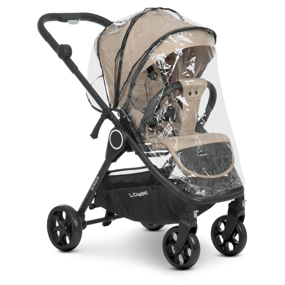 Коляска дитяча універсальна 2в1 EL CAMINO ME 1085 Denim Beige - гурт(опт), дропшиппінг 