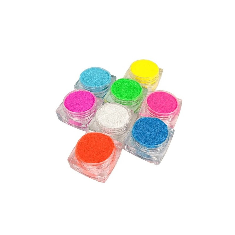 Набор глиттера для био-тату №5 glitter-set-5-neon неоновый опт, дропшиппинг