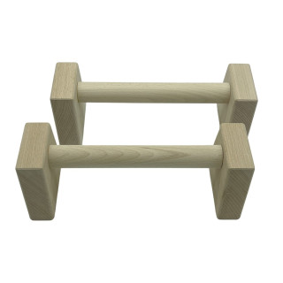Паралетси, упори для віджимання дерев'яні Wood Gym Push Up NE-WD-40 з бука 40 см 2 шт