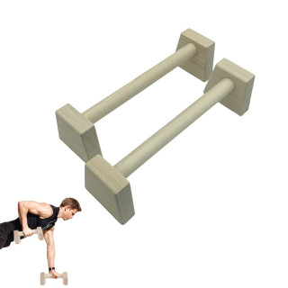 Паралетси, упори для віджимання дерев'яні Wood Gym Push Up NE-WD-40 з бука 40 см 2 шт