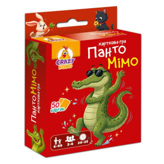 Карточная игра "Пантомимо" VT5904-08 количество карточек 50 шт