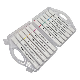Набір акрилових маркерів Kiddy TK83150 plastic box, 12 кольорів