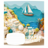 Тетрадь ученическая «Paper craft» 012-3354K-4 в клеточку, 12 листов опт, дропшиппинг