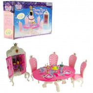 Меблі для ляльок типу Барбі -1212 з посудом
