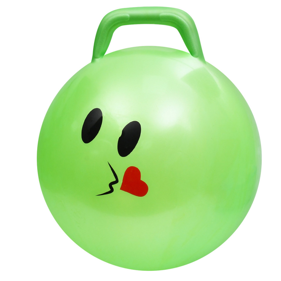 Мяч для фитнеса Смайл MS 4856(Green) 45 см, с ручкой, 300 г опт, дропшиппинг