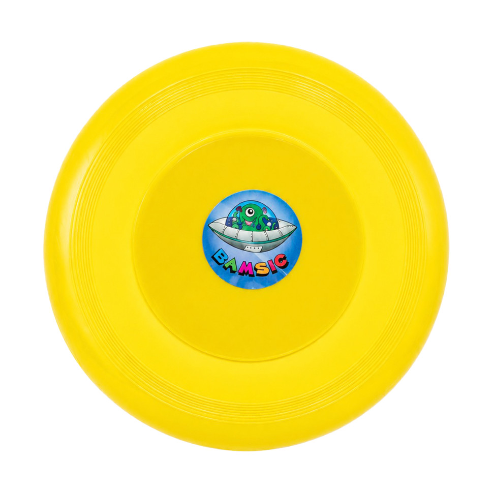 Детская игрушка “Летающая тарелка” 034/1BMS(Yellow) диаметр 21 см опт, дропшиппинг