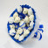 Букет з м'яких іграшок 9 ведмедиків 5339IT синій - гурт(опт), дропшиппінг 