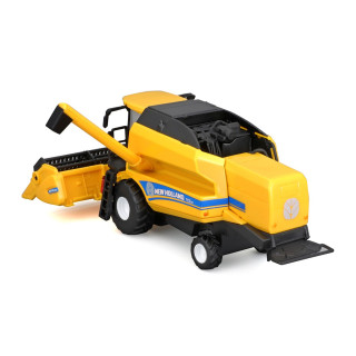 Автомодель Зерноуборочный комбайн "New Holland TC5.90" Bburago 18-31721 с зерновой жаткой