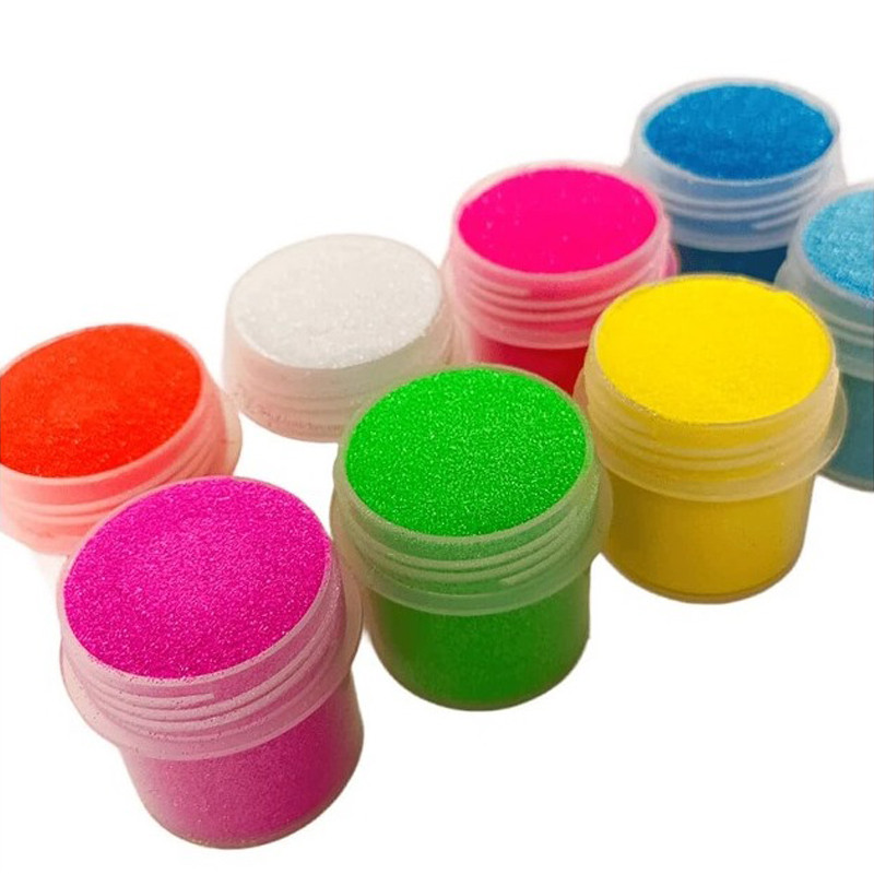 Набір гліттеру для біо-тату №6 glitter-set-big-8x-6 неоновий - гурт(опт), дропшиппінг