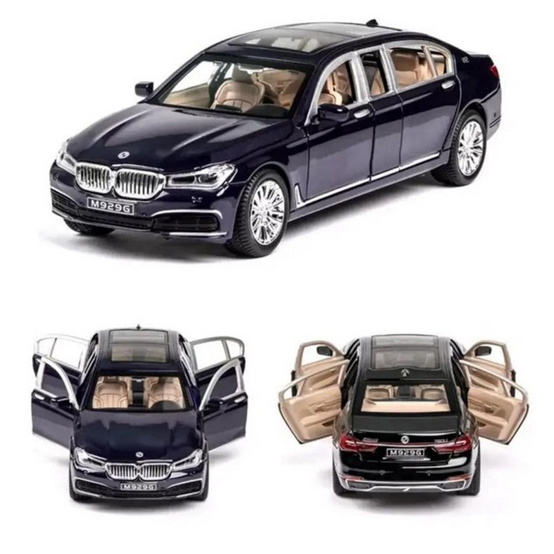 Автомодель автомобіля BMW 760 7695(Black) світло, звук, відкриваються двері - гурт(опт), дропшиппінг 