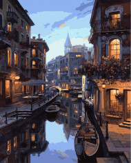 Картина по номерам. Brushme "Ночная Венеция" GX7673, 40х50 см                                                 