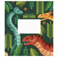 Зошит учнівський Dino park 012-3227K-5 в клітинку на 12 аркушів