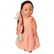Кукла для девочек в платье M 5413-16-2 интерактивная