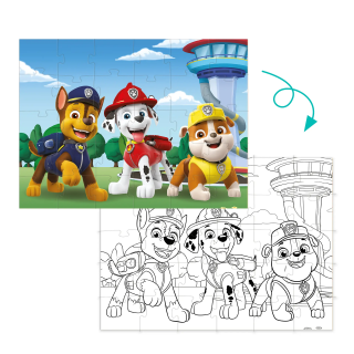 Дитячі Пазли 2 в 1 Paw Patrol 