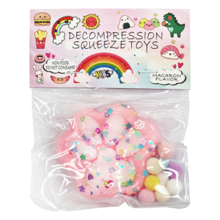 Антистресс Сквиш «Мягкие кошачьи лапки» Bambi SKL-102(Pink-White) Розовый