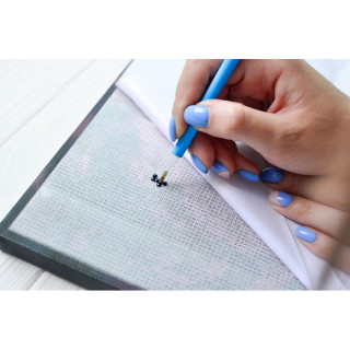 Алмазная вышивка. "Звездная ночь Винсент Ван Гог" AM6002, 40х50 см